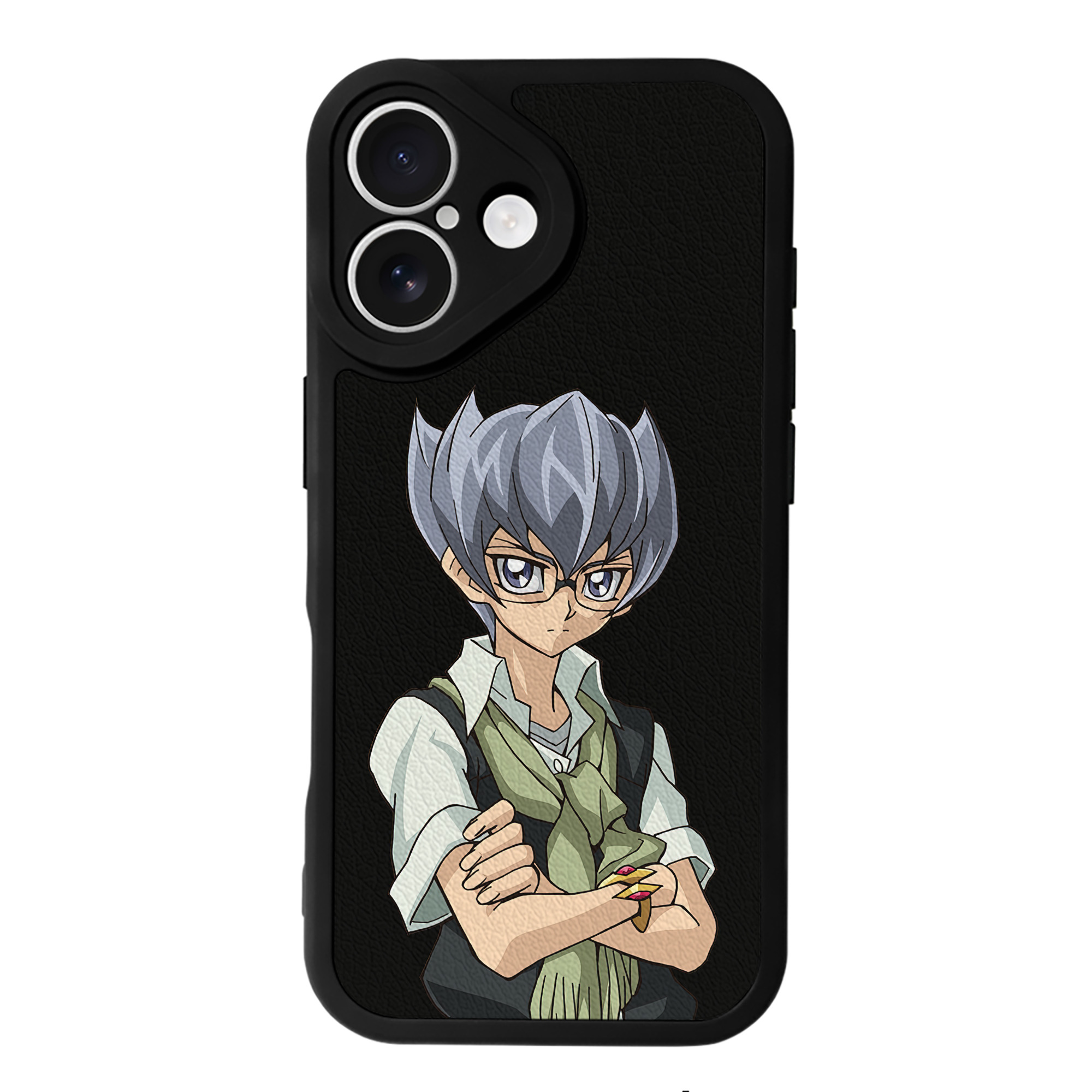遊☆戯☆王 Yu-Gi-Oh! 【iPhone 16シリーズ対応】シリコンスマホケース（レザー調） 材質：シリコン